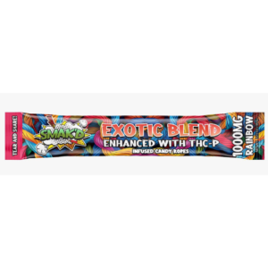 Smak’d Exotic Blend THC Infused Candy Rope | 1000MG