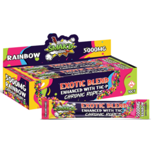Smak’d Rainbow Exotic Blend Chronic Ropes 5000mg